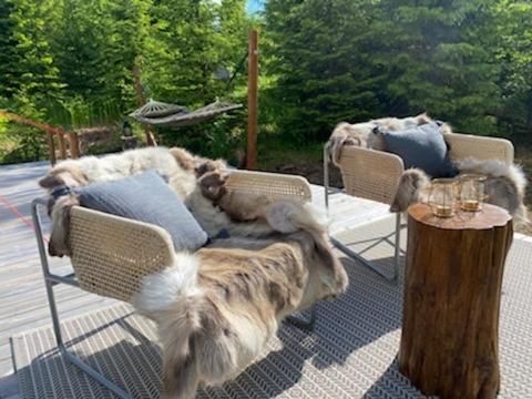 Glamping Tent With Amazing View In The Forest Турсбю Экстерьер фото